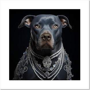 Jewelled Blue Pitty Posters and Art